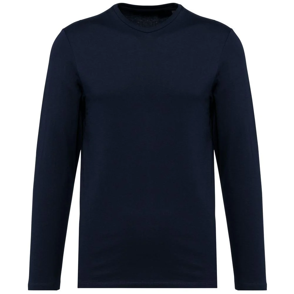 Kariban PK302 T-shirt Lange Mouwen Heren – Diep marine