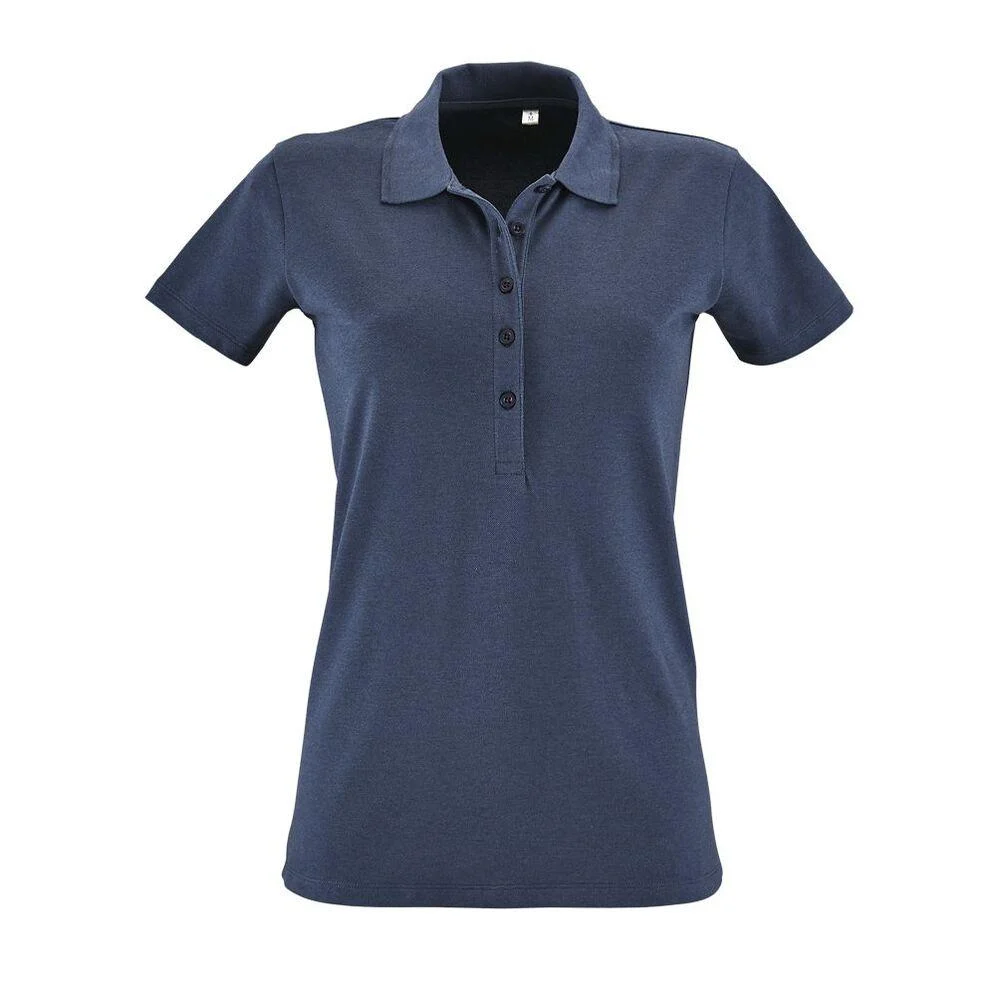 SOL'S 01709 Phoenix Stretch Polo Dames – Heather spijkerstof