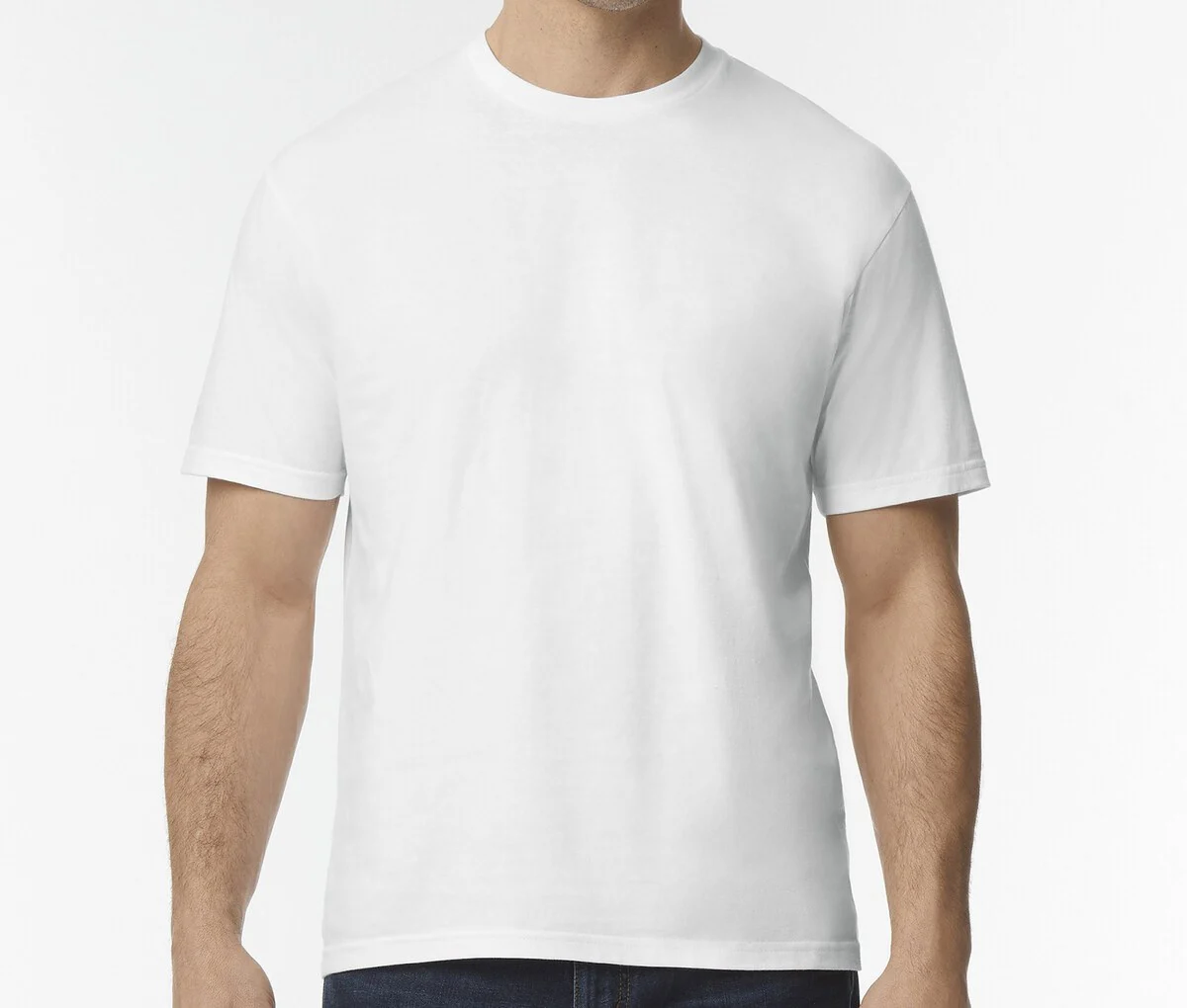 Gildan GN3000 T-shirt Ronde Hals – White