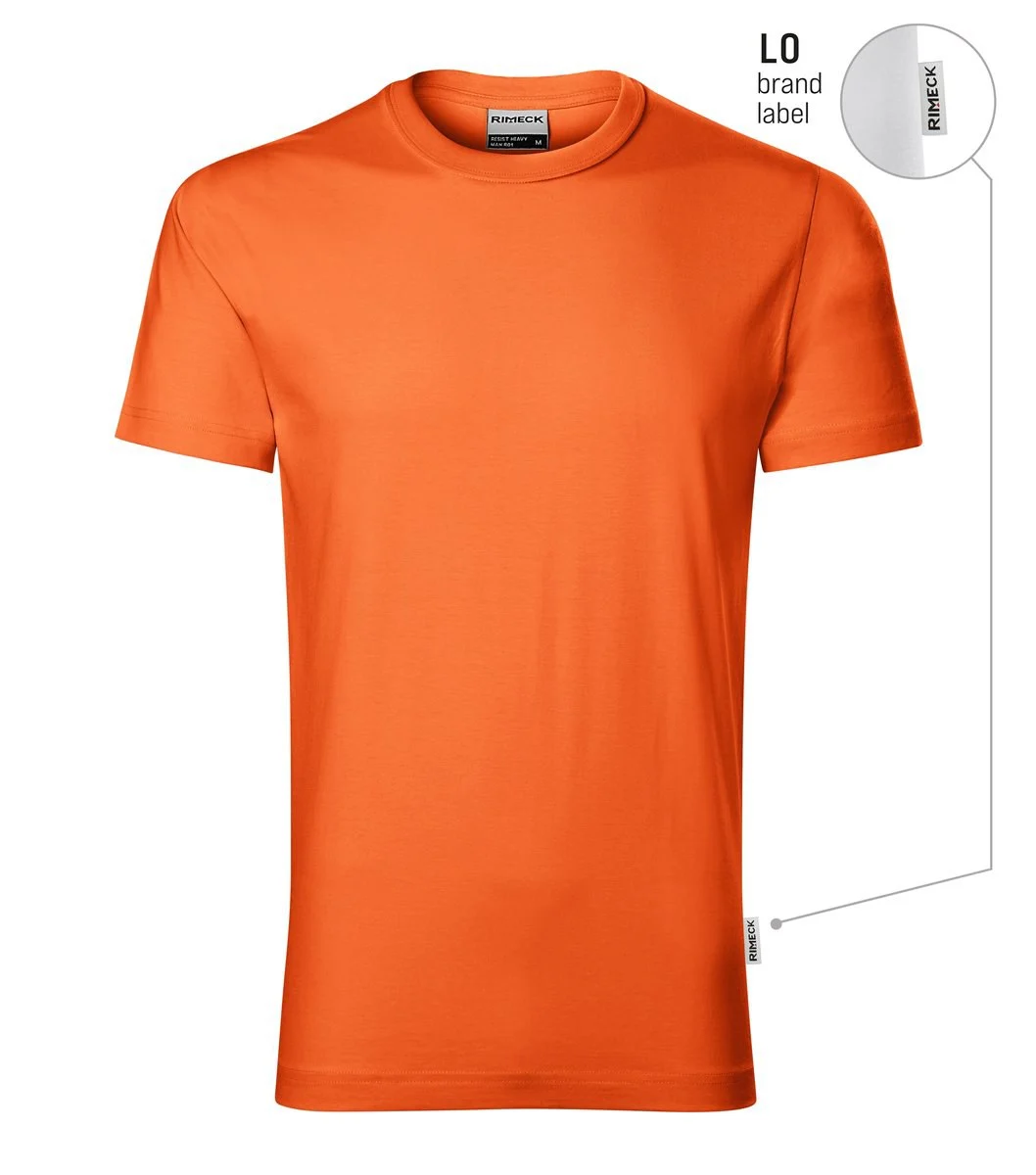 Rimeck R01 Resist T-shirt Heren – oranje 11 (merklabel)