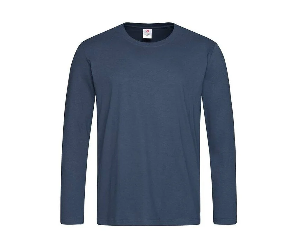Stedman ST2500 T-shirt Lange Mouwen Heren – Marineblauw