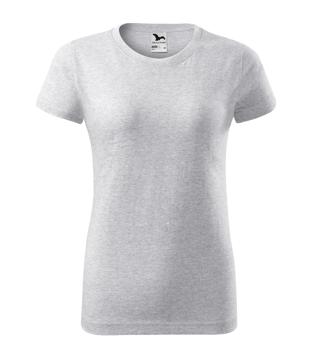 Malfini 134 T-shirt Dames – gris chiné helder
