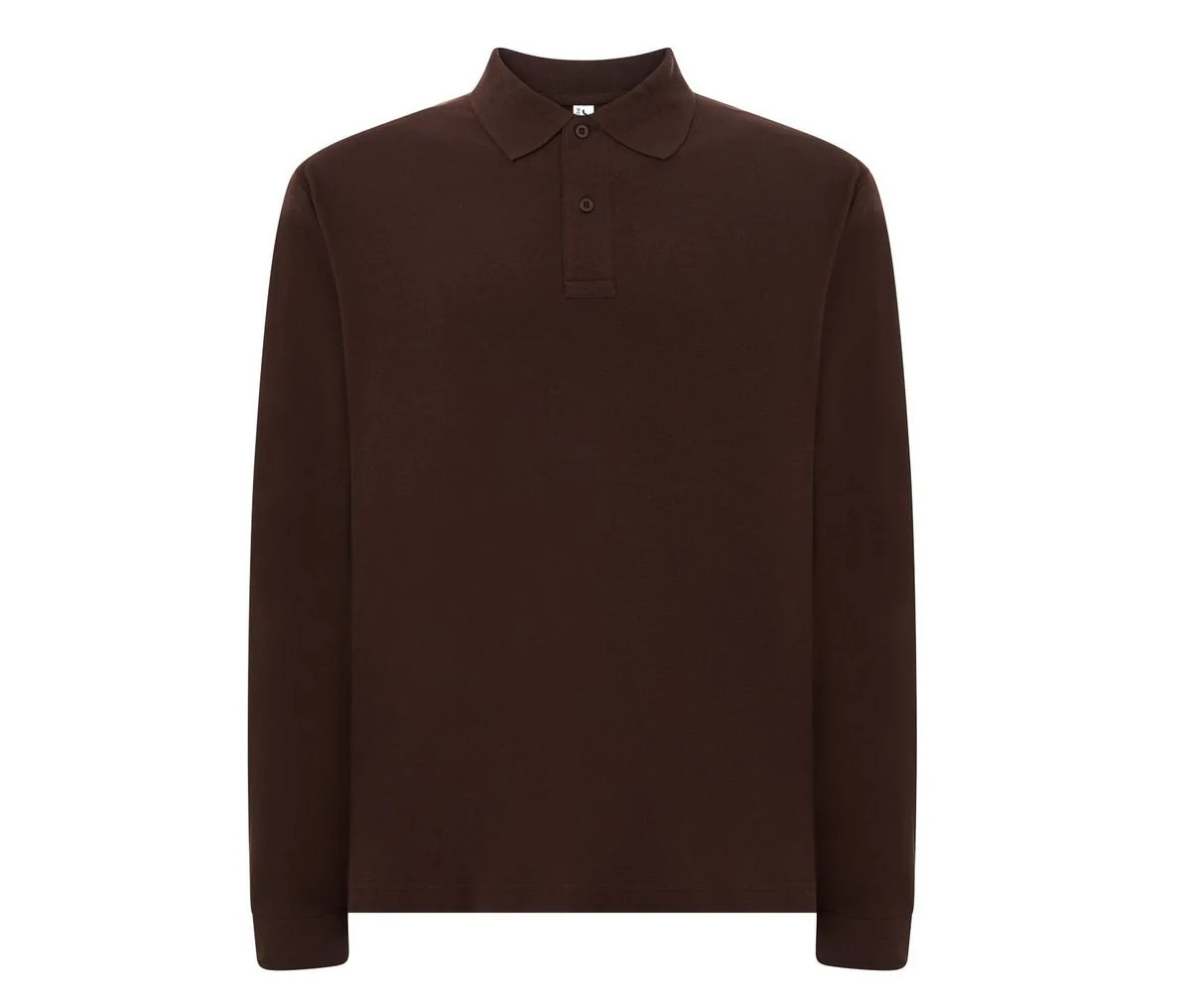 JHK JK215 Polo Lange Mouwen Heren – Chocolate
