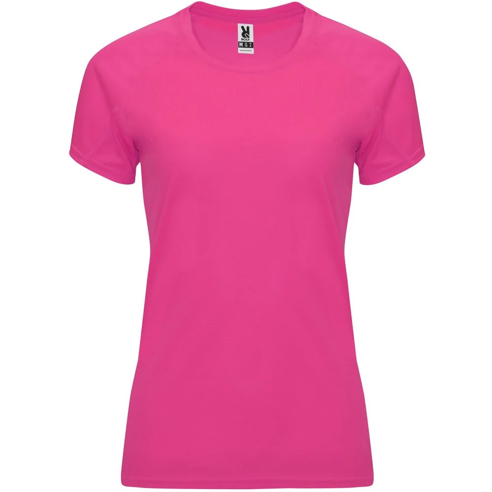 Roly CA0408 Sport Raglan T-shirt Dames – FLUOR ROZE