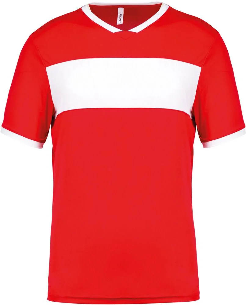 Proact PA4001 Sport T-shirt Kinderen – Sportief Rood / Wit