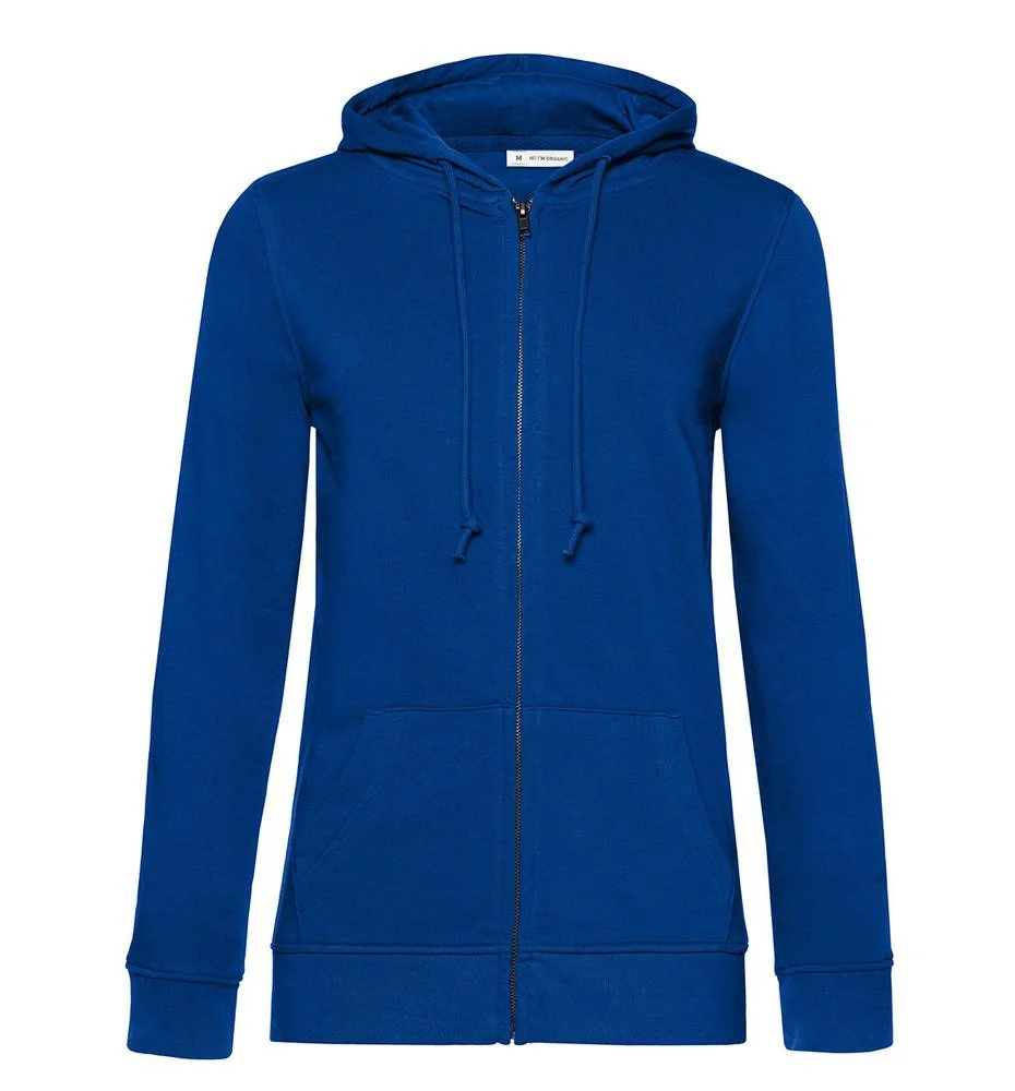 B&C BCW36B Biologische Ritshoodie Dames – Royal blue