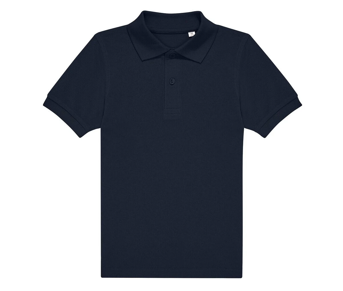 B&C BCK424 Fijne Piqué Kinderpolo – Navy