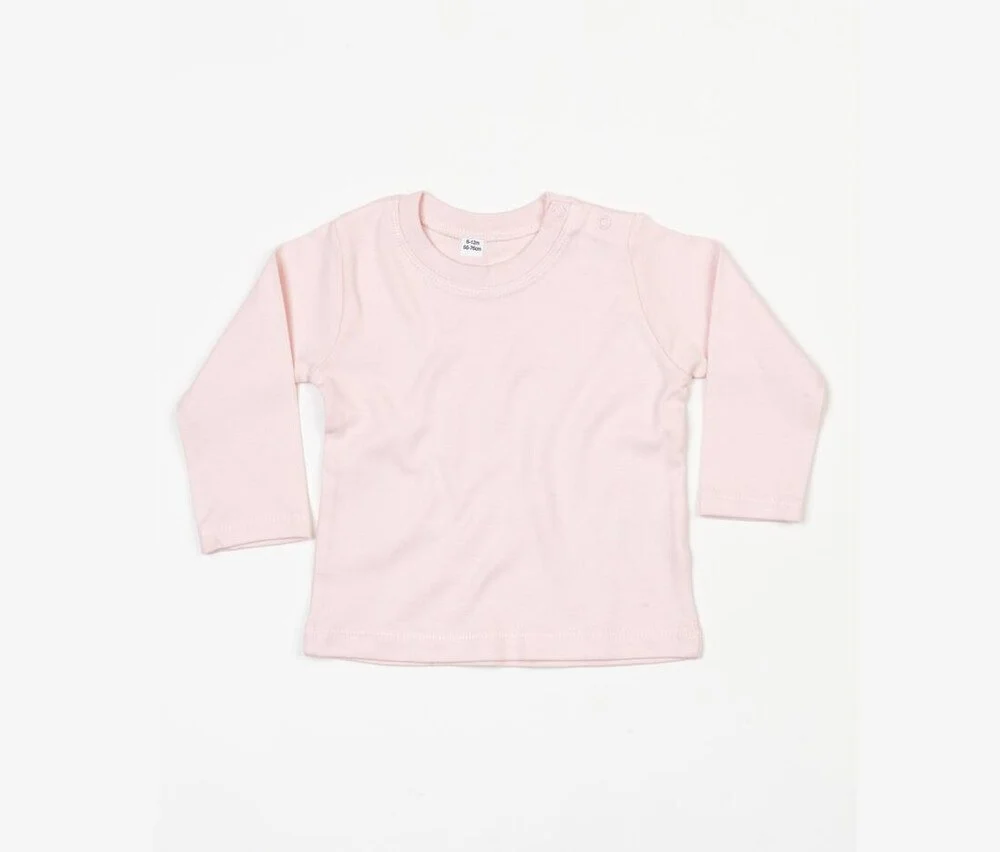Babybugz BZ011 Baby T-shirt Lange Mouwen – Poederroze