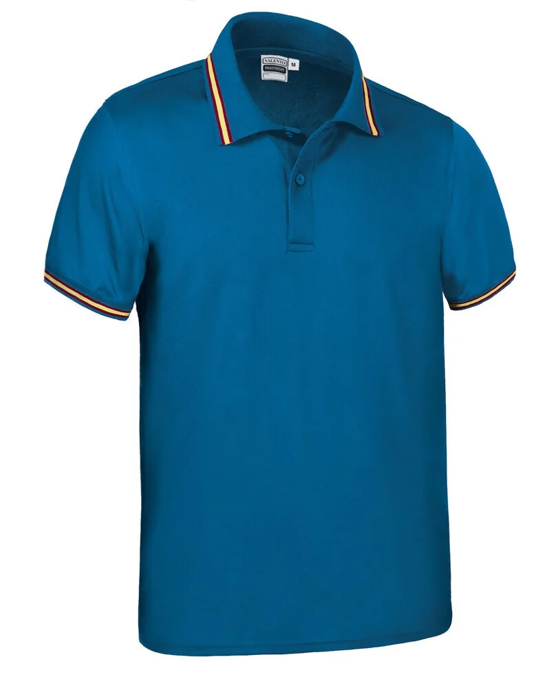 Valento POVAMAA Maastricht Polo – royal blue-spanish flag