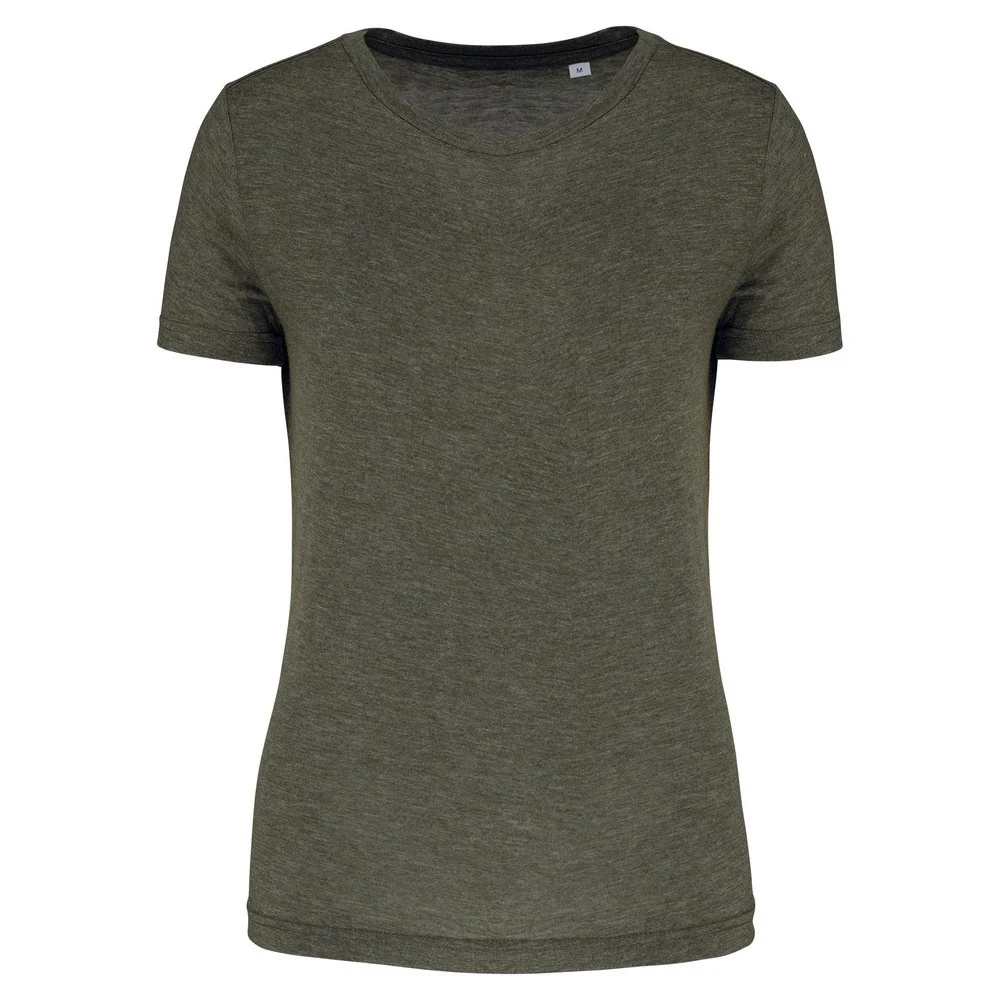 Proact PA4021 Sport Tri-Blend T-shirt Dames – Donker Khaki Heide
