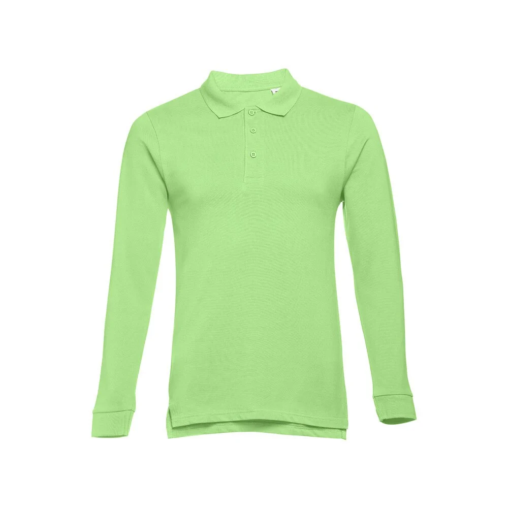 TH Clothes 30141 Polo Lange Mouwen Heren – Lichtgroen