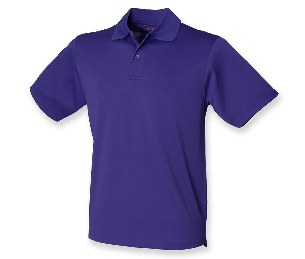 Henbury HY475 Coolplus® Polo – Bright Purple