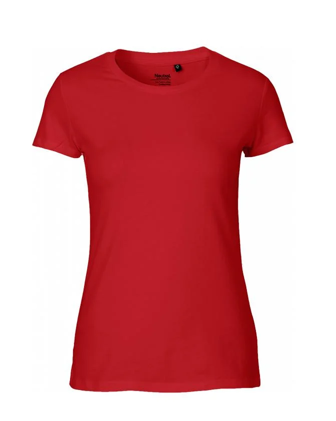 Neutral O81001 Getailleerd T-shirt Dames – Red