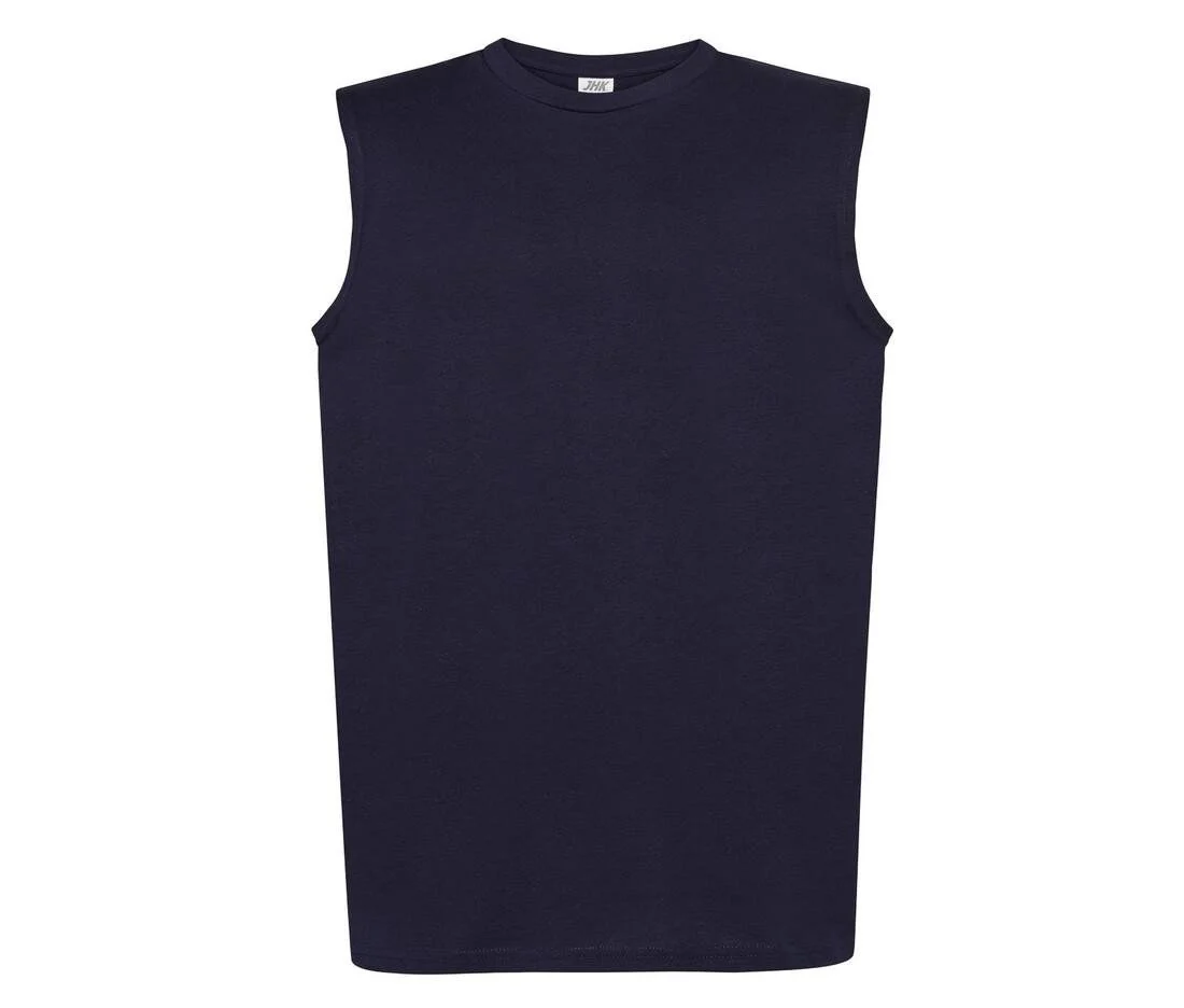 JHK JK406 Mouwloos T-shirt Heren – Navy