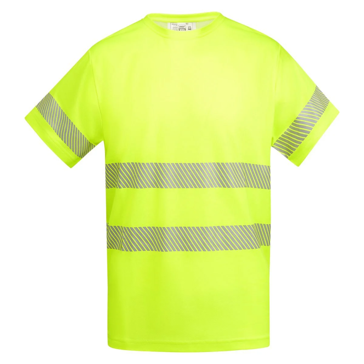 Roly HV9317 Tauri T-shirt Hoge Zichtbaarheid – Yellow Fluor
