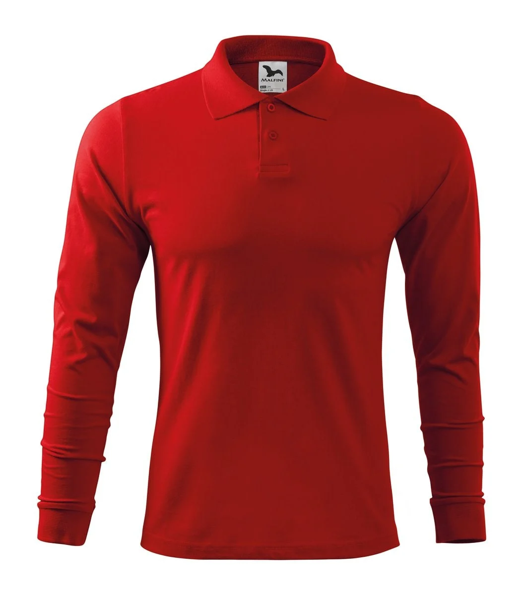 Malfini 211 Polo Lange Mouwen – Rood