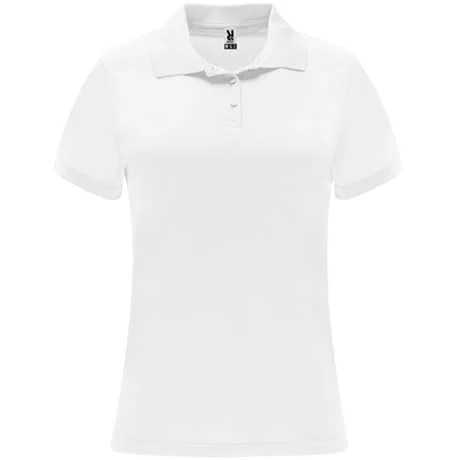 Roly PO0410 Monzha Technische Polo Dames – White