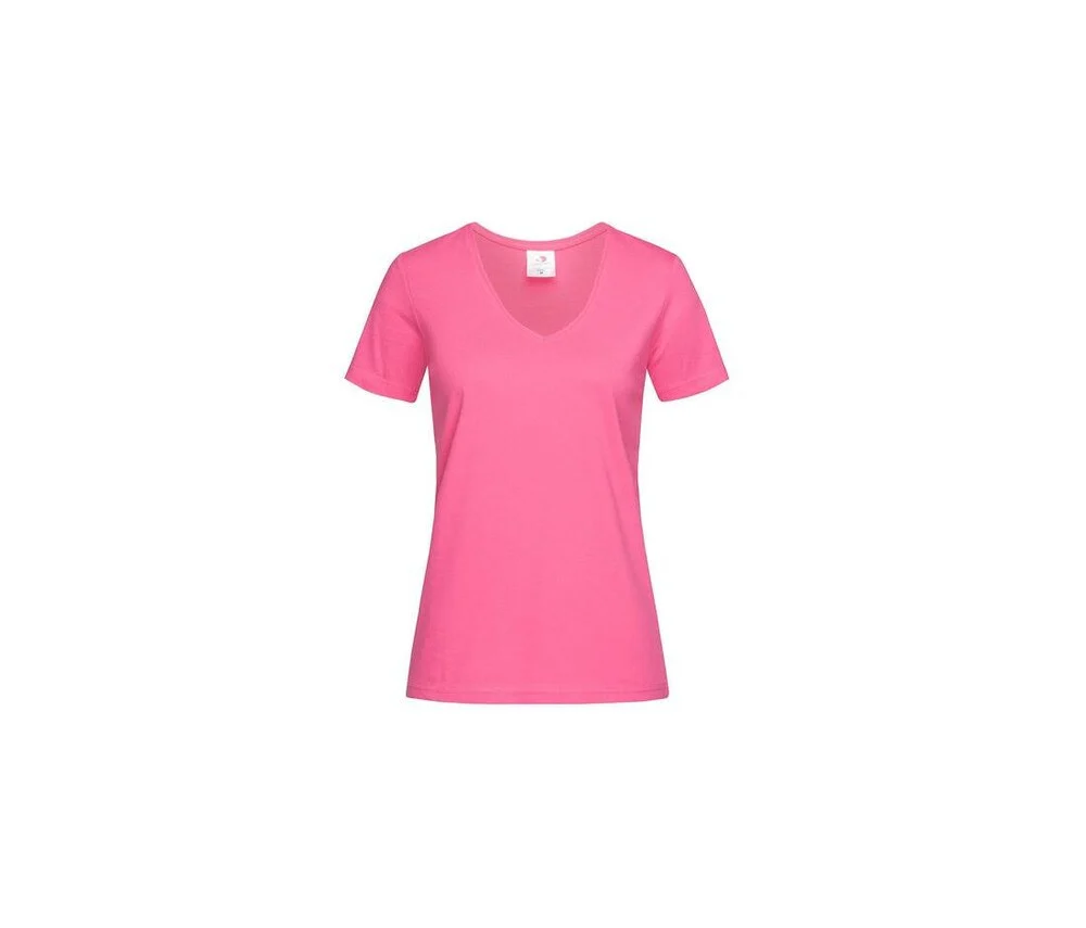Stedman ST2700 T-shirt V-hals – Zoet roze