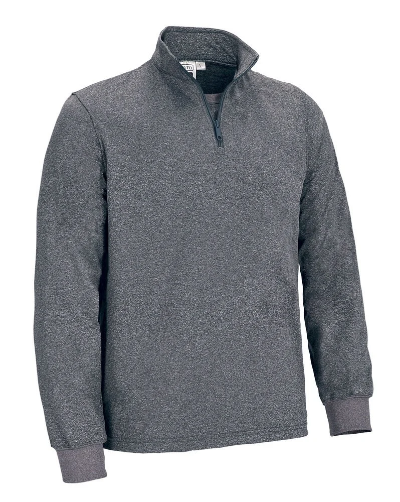 Valento POVAEUR Europa Polo Lange Mouwen – anthracite vigore