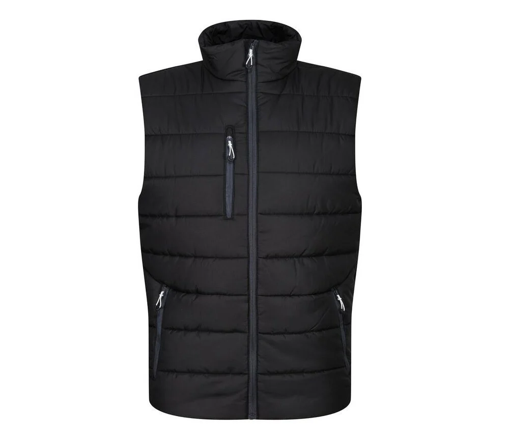Regatta RGA892 Gewatteerde Bodywarmer Heren – Black / Seal Grey