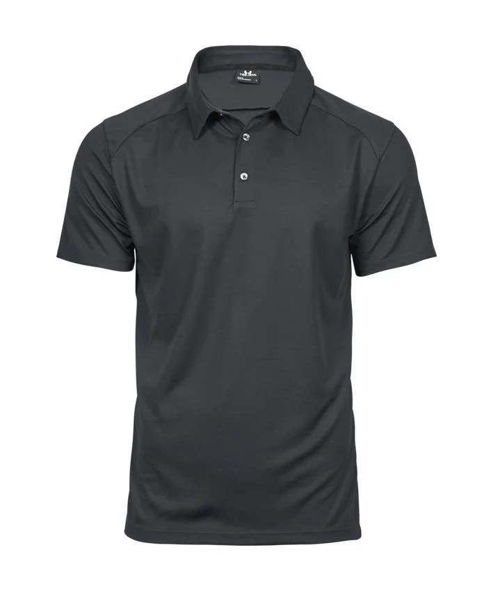 Tee Jays TJ7200 Luxe Sportpolo Heren – Dark Grey