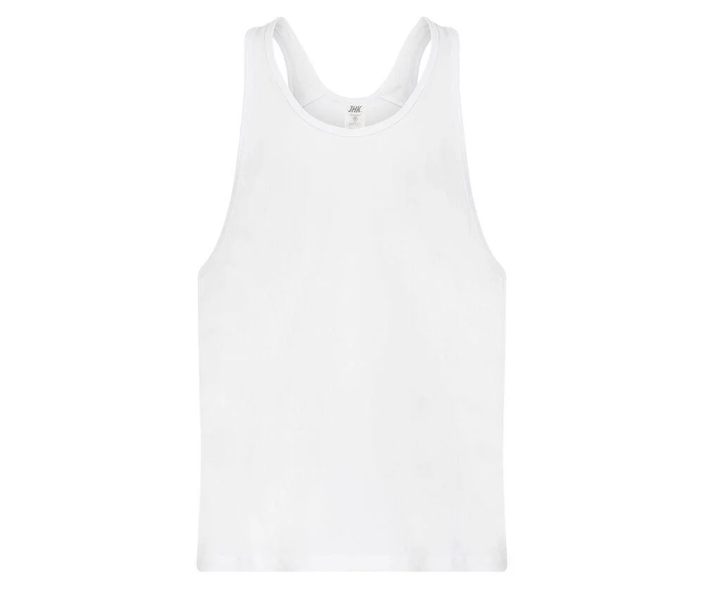 JHK JK420 Unisex Strand Tanktop – White