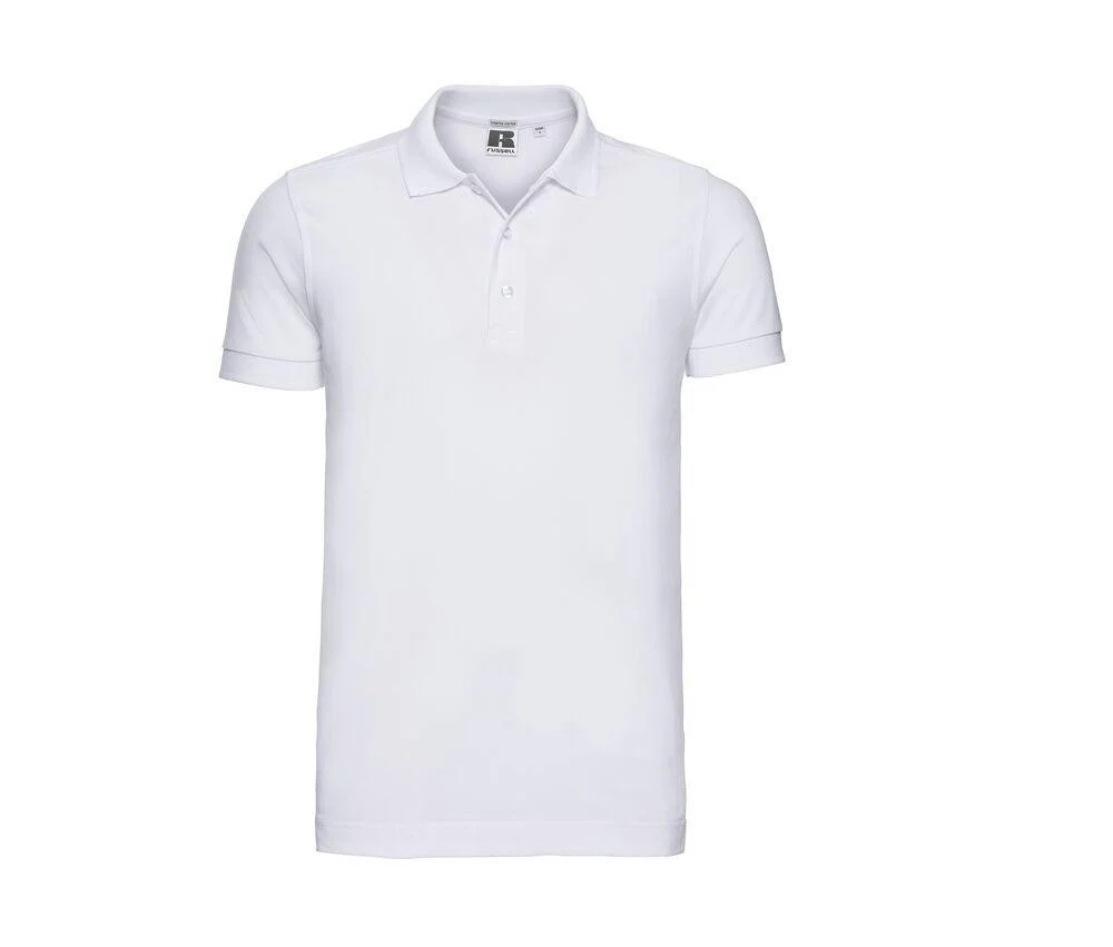 Russell JZ566 Stretch Polo Heren – White