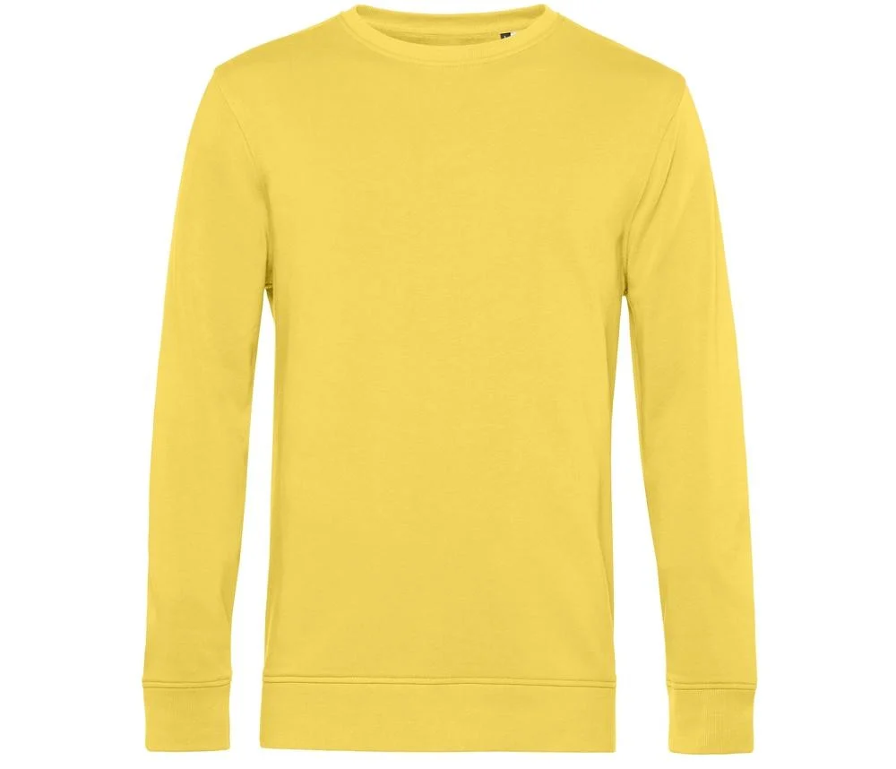 B&C BCU31B Biologische Sweater – Yellow Fizz