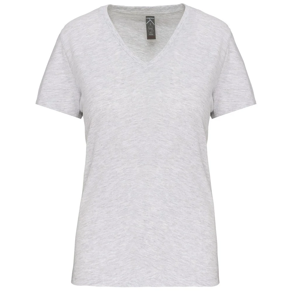 Kariban K3029IC Biologisch T-shirt V-hals Dames – As Heide