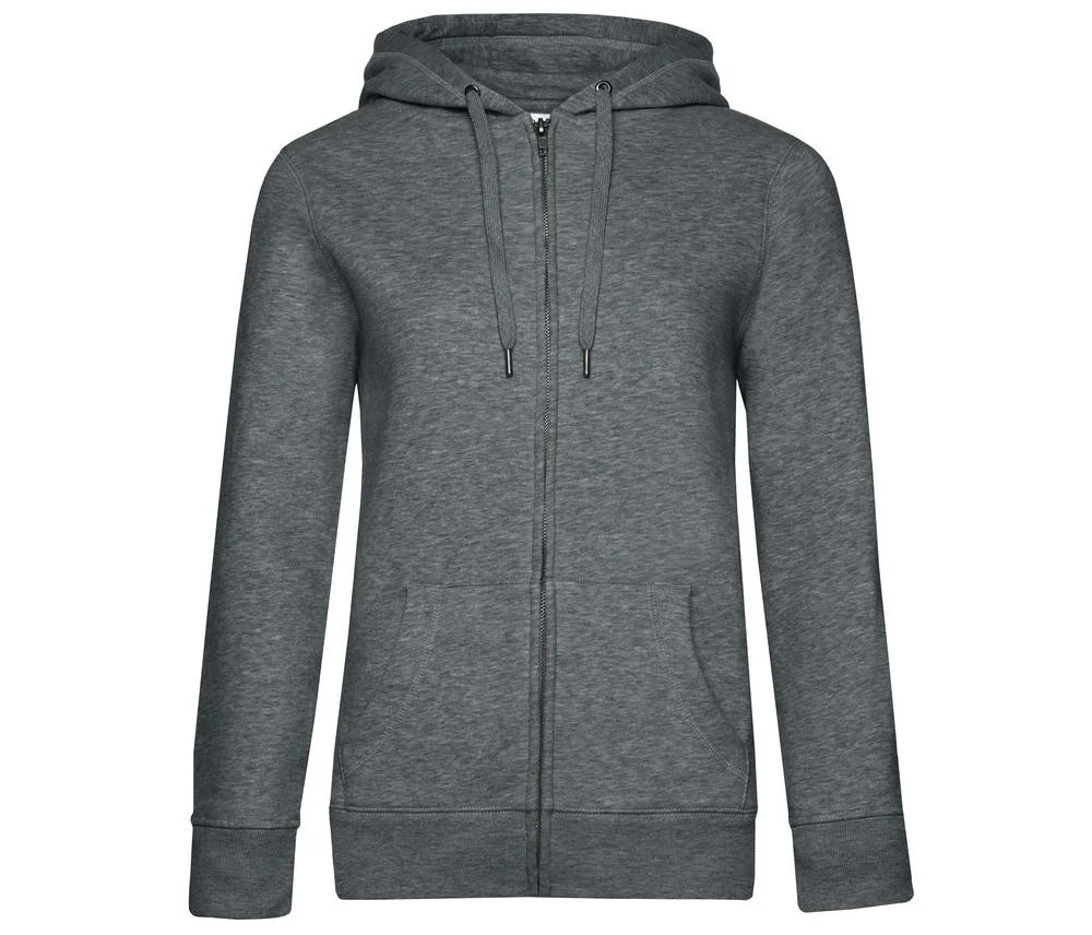 B&C BCW03Q Ritshoodie Queen – Heather Mid Grey