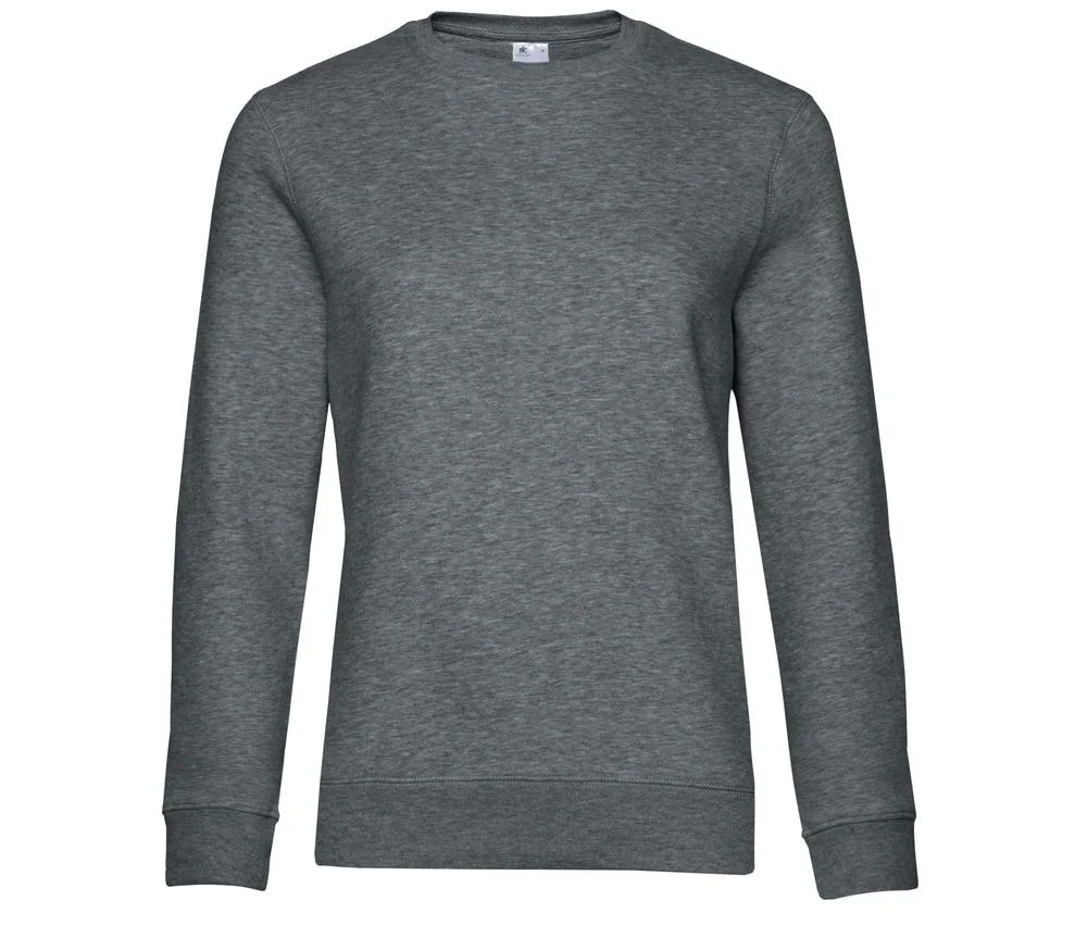 B&C BCW01Q Sweater Queen – Heather Mid Grey