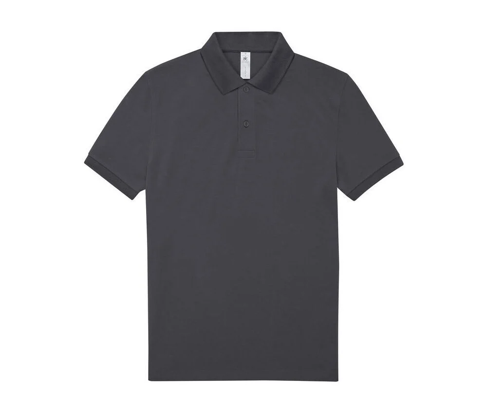 B&C BCU424 Fijne Piqué Polo – Dark Grey