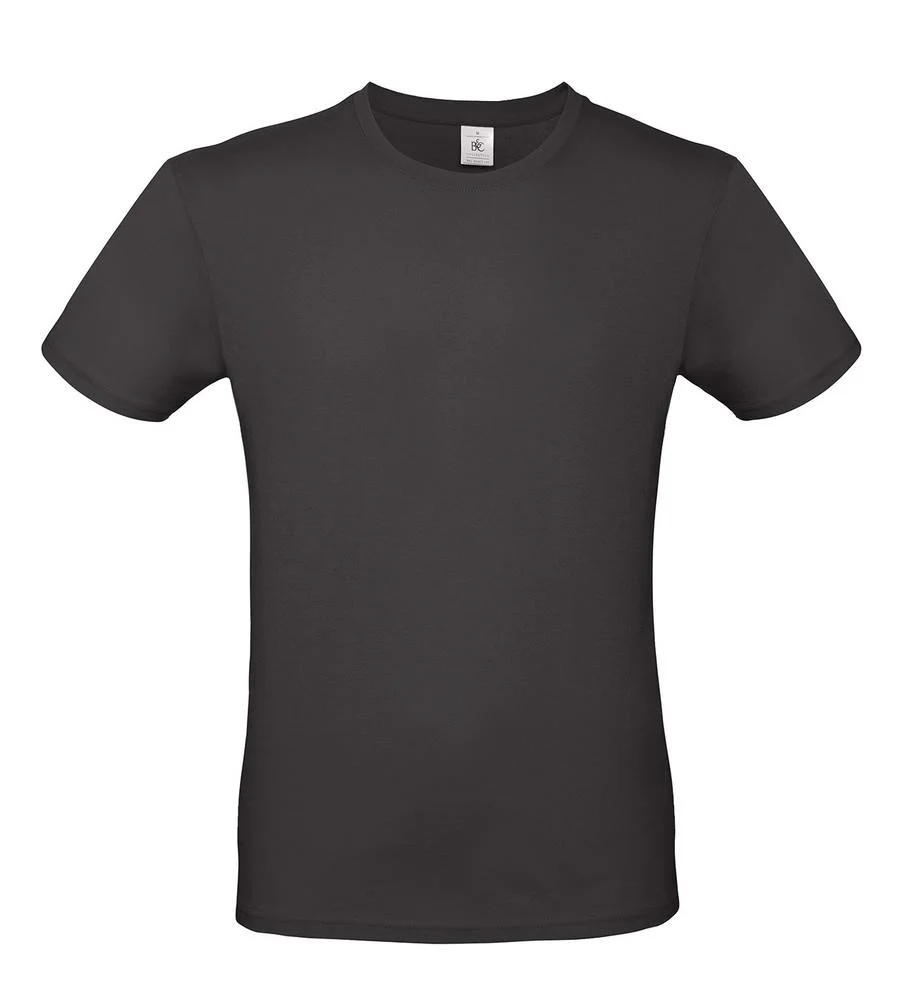B&C BC01T #E150 T-shirt Heren – Urban Black