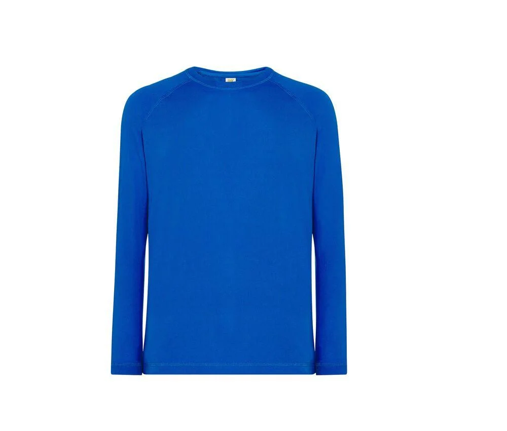 JHK JK910 Sportshirt Lange Mouwen Heren – Royal Blue