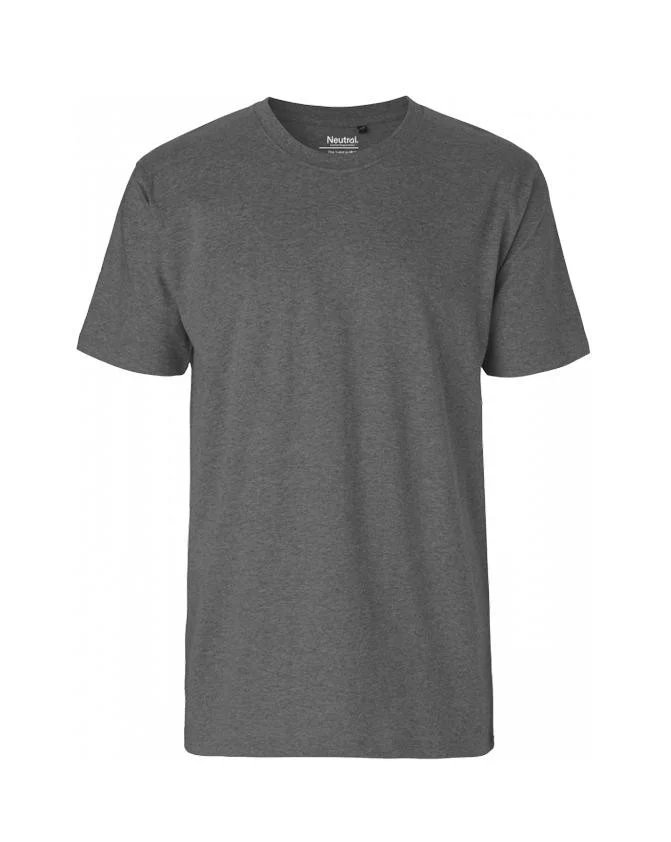 Neutral O61001 Getailleerd T-shirt Heren – Dark Heather