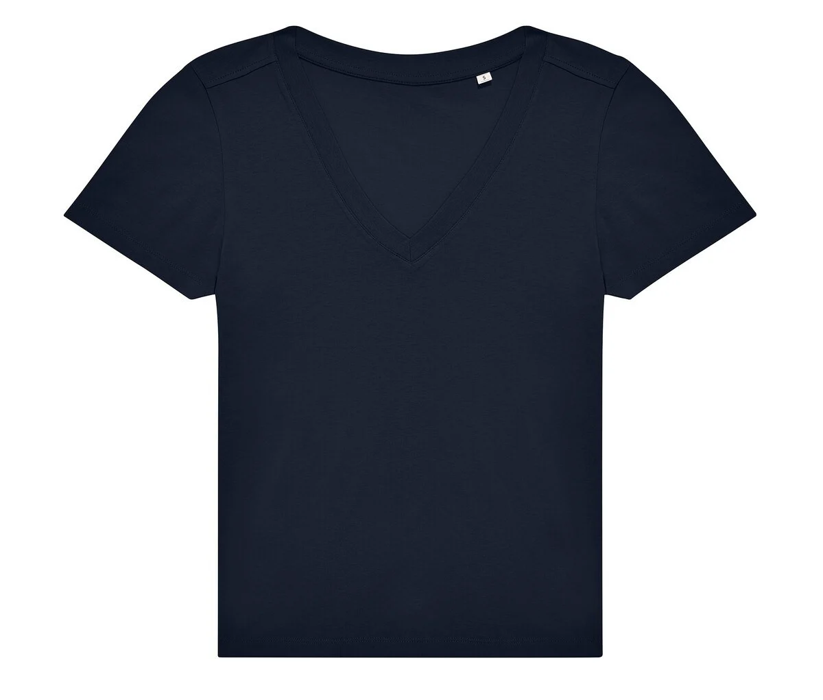 B&C BC01VW V-hals T-shirt Dames – Navy