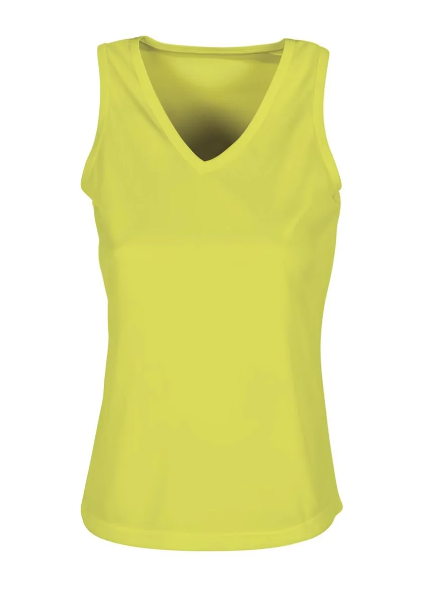 Pen Duick PK144 Firstop Tanktop Dames – Fluorescent Yellow