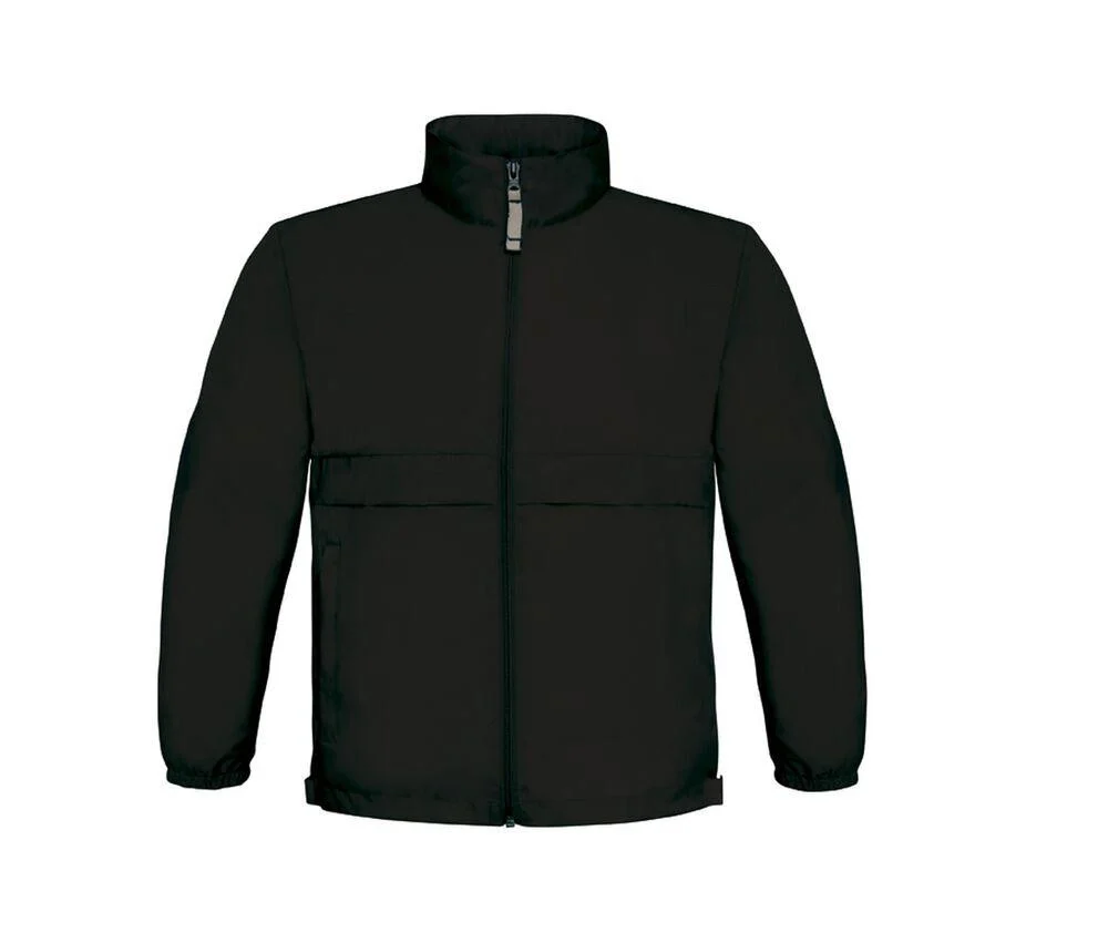 B&C BC301 Sirocco Windjack Kinderen – Black