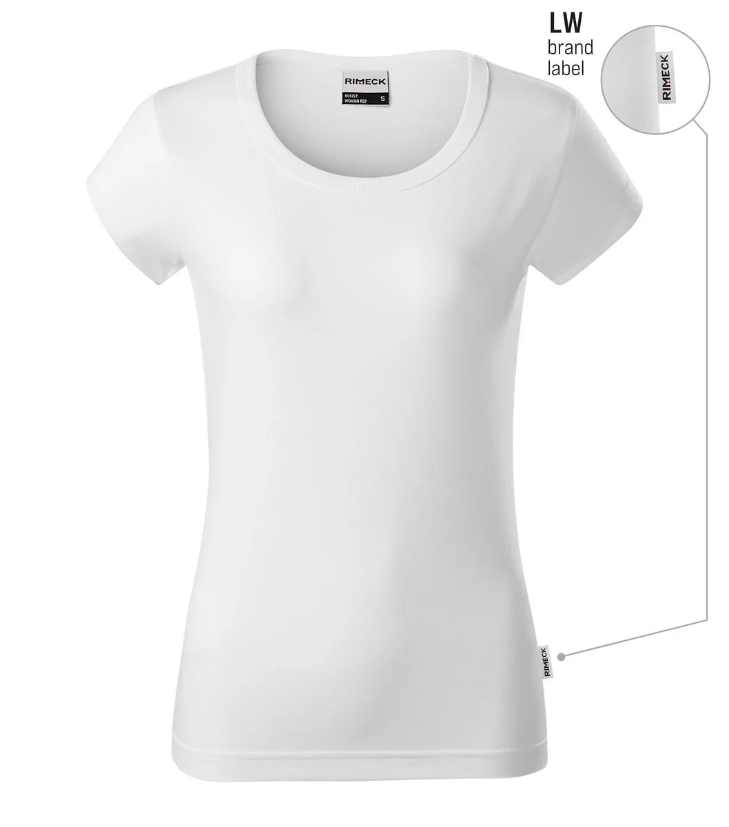 Rimeck R02 Resist T-shirt Dames – wit 00 (merklabel)