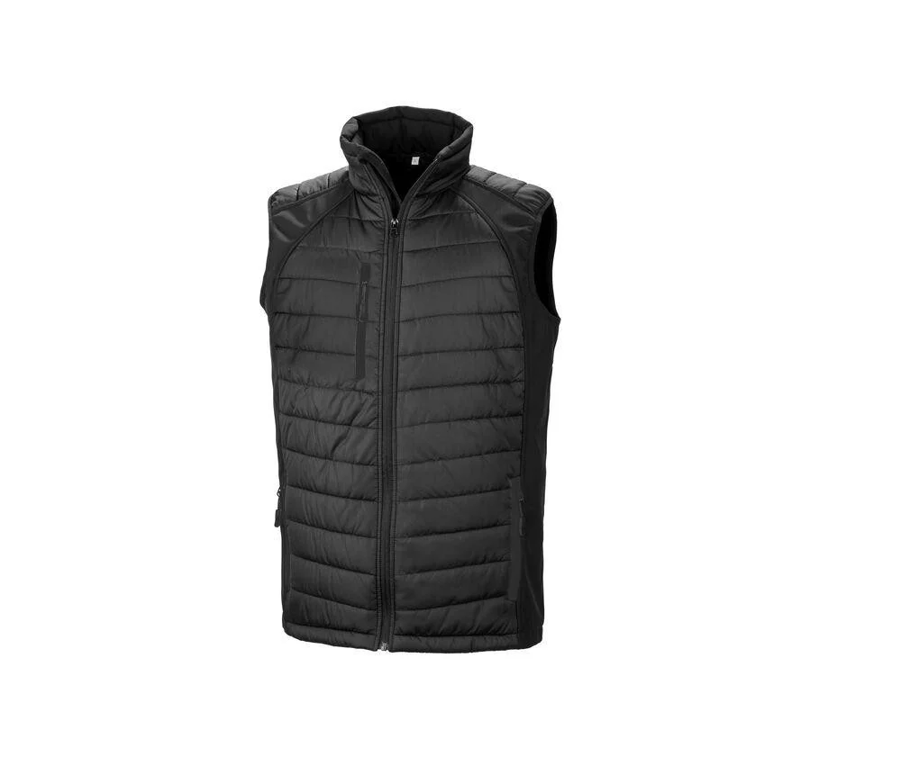 Result RS238 Gewatteerde Bodywarmer – Black / Black