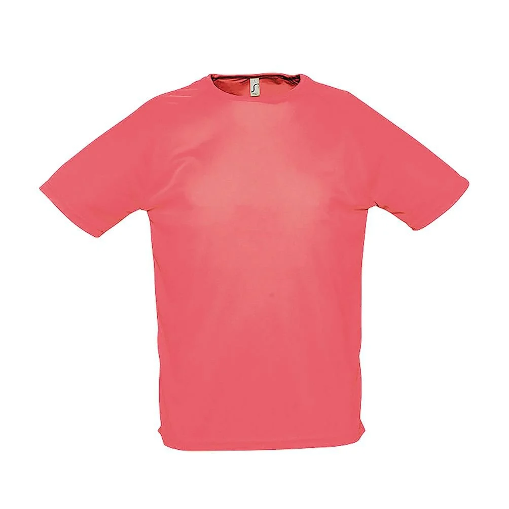 SOL'S 11939 Sport Raglan T-shirt – Koraal fluo
