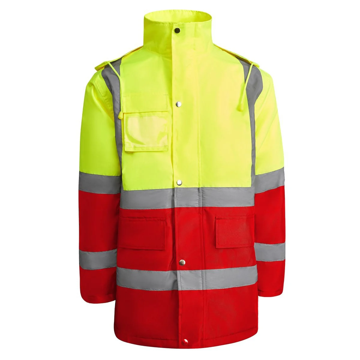 Roly HV9320 Merak Parka Hoge Zichtbaarheid – ROJO LABORAL/AMARILLO FLÚOR