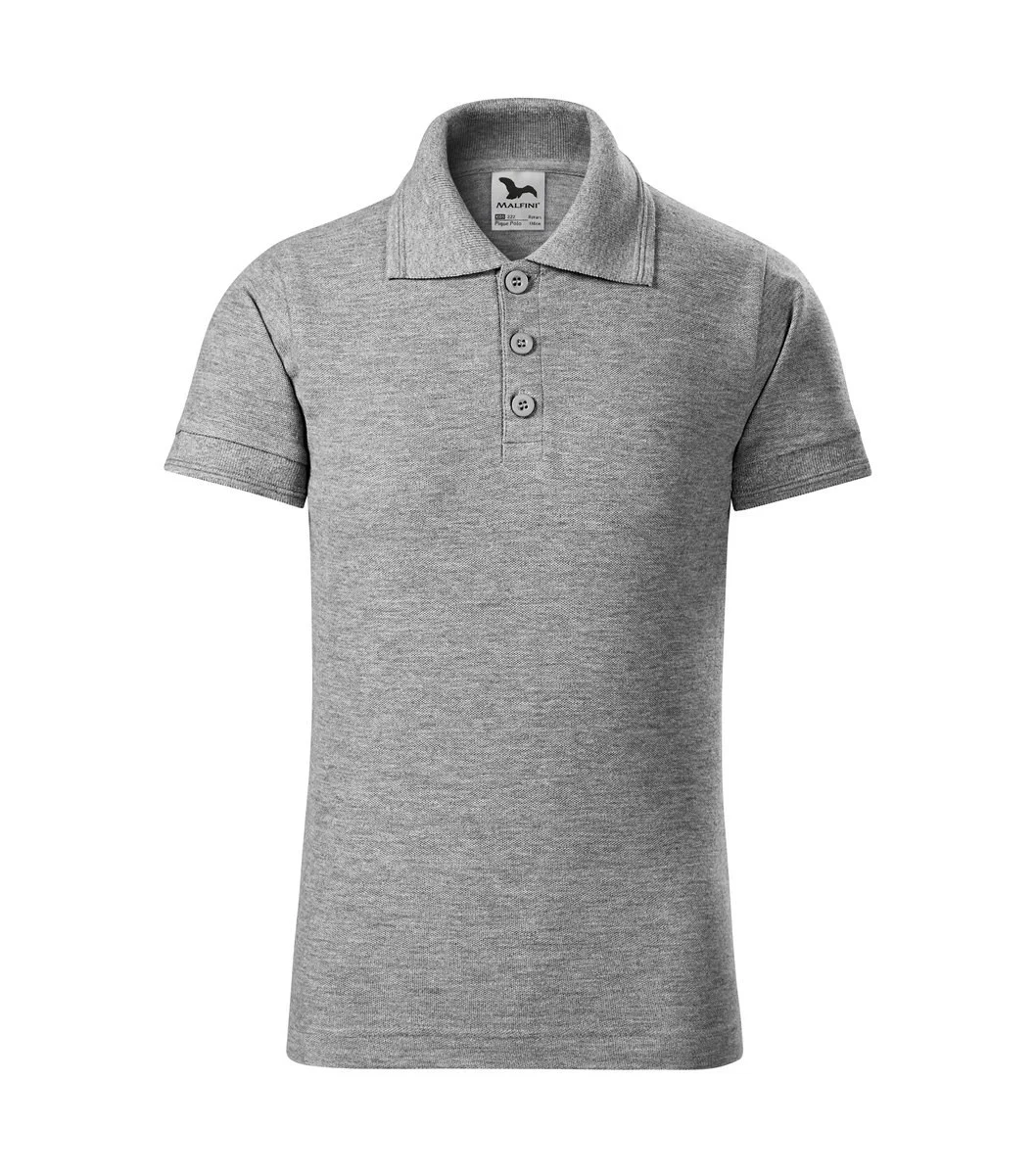 Malfini 222 Polo Kinderen – Donkerblauw grijs