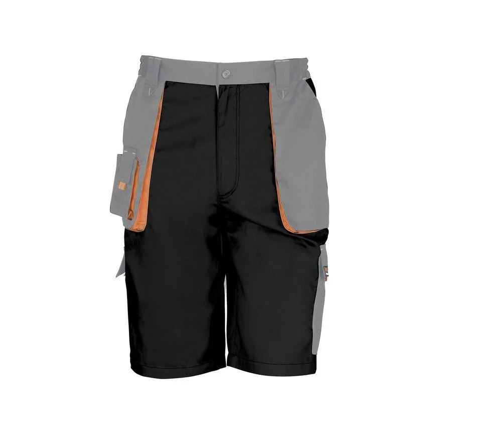 Result RS319 Lite Werkshort – Black / Grey / Orange