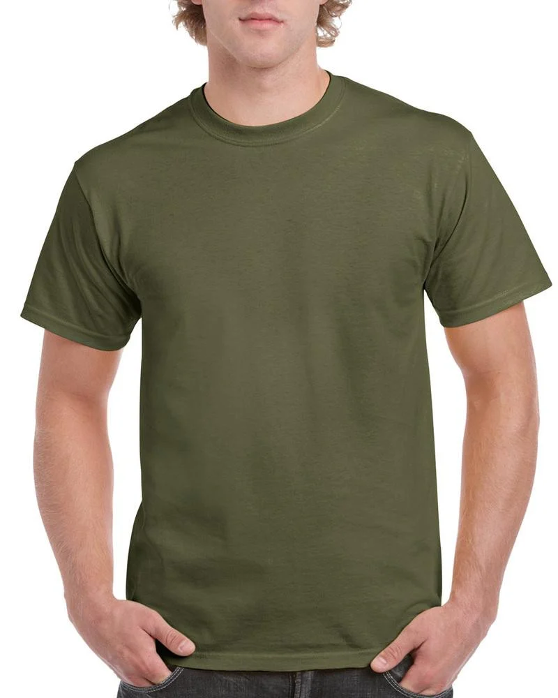 Gildan GN200 Ultra Cotton T-shirt – Military Green
