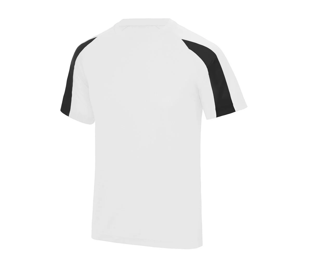 Just Cool JC003J Kids Contrast Cool T – Arctic White / Jet Black