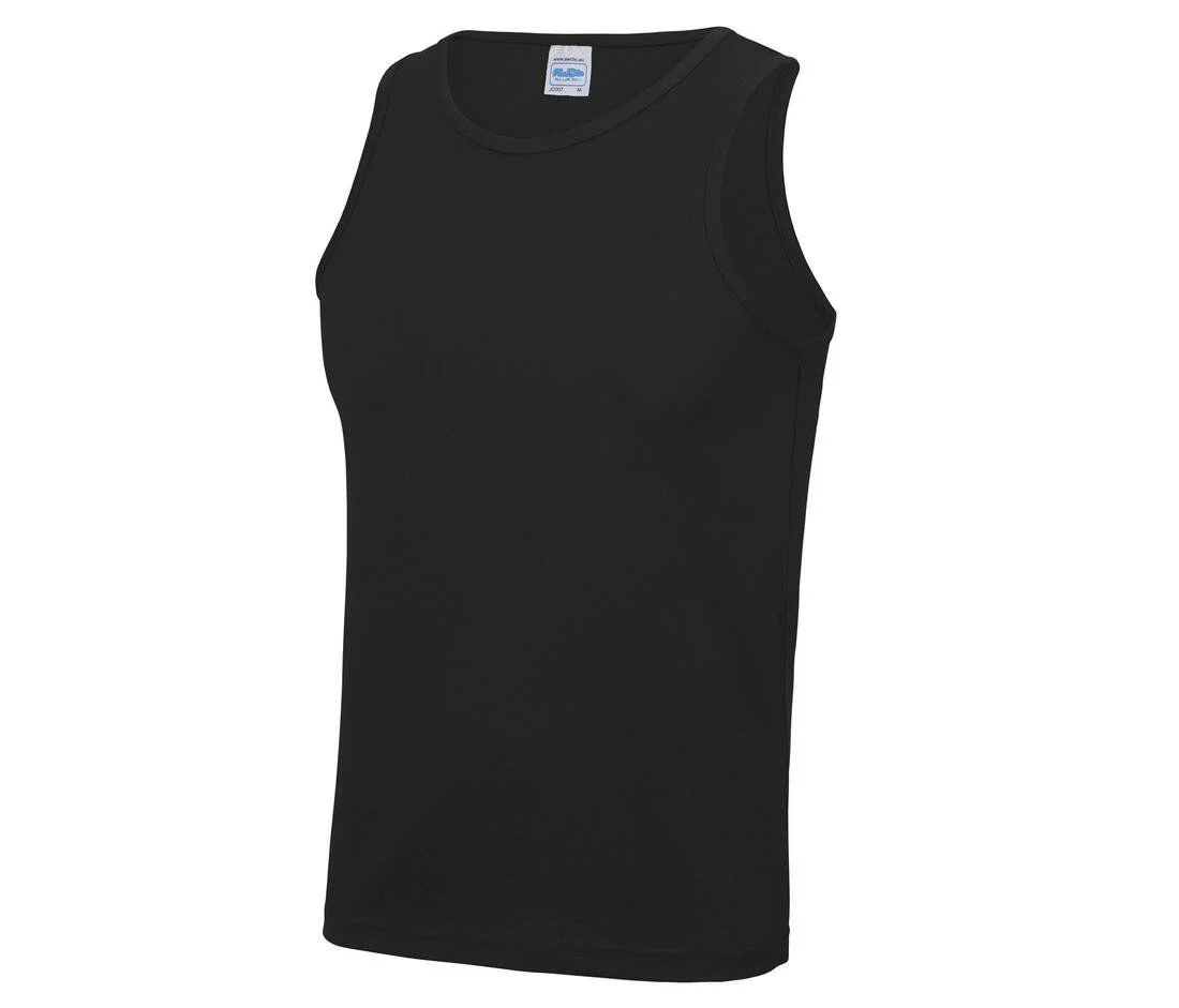 Just Cool JC007 Cool Sporttanktop – Jet Black