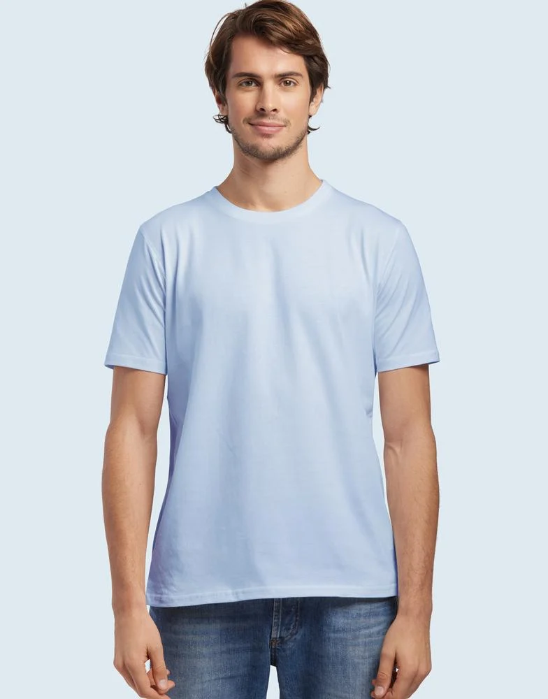 Les Filosophes DESCARTES Biologisch T-shirt Heren – Sky