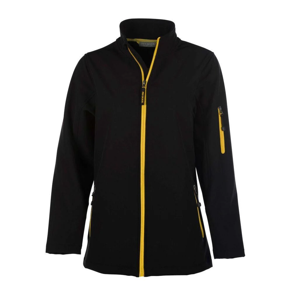 Pen Duick PK769 Atlantic Softshell Jas Dames – Black/Gold