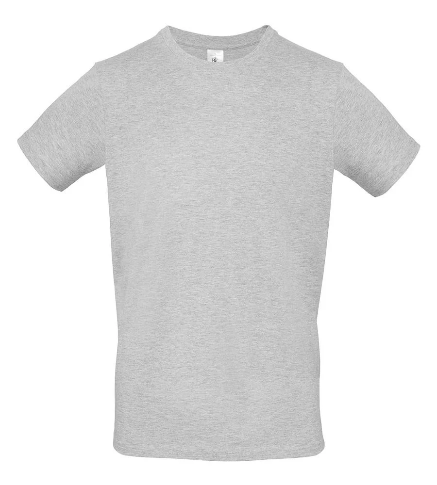 B&C BC01T #E150 T-shirt Heren – Ash